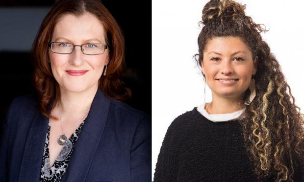 Associate Professor Julia Brotherton and Claire Zammit