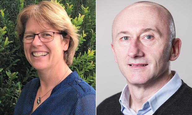 Professor Jennifer May and Professor Anthony Scott