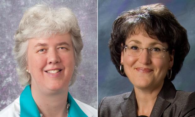 Professor Wendie Berg and Ms JoAnn Pushkin