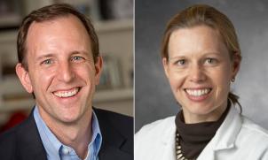 Dr Stephen Russell and Dr Maja Artandi